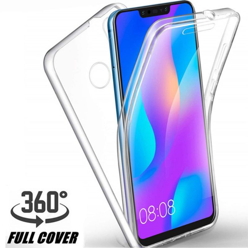 Capa capinha 360 graus Moto E5 Plus Frente verso transparente