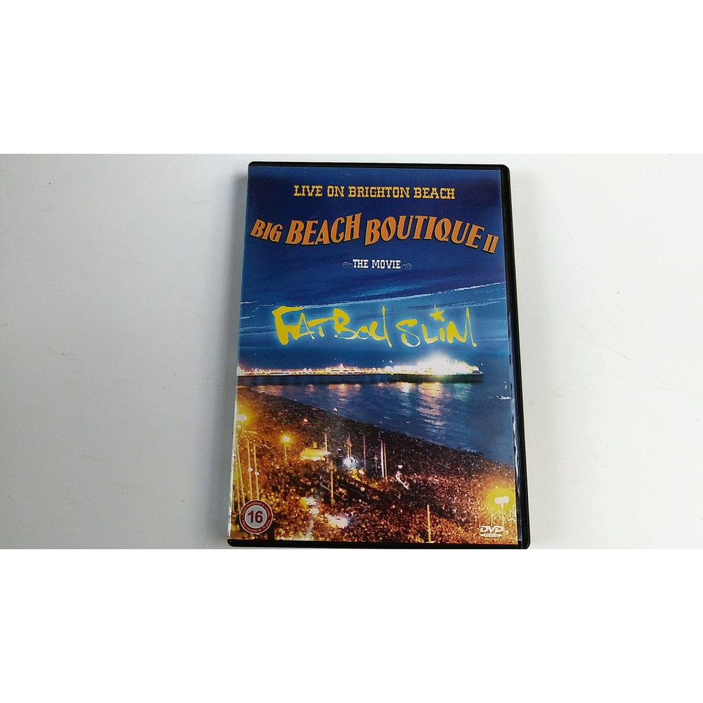 DVD Live on Brighton Beach  Big Beach Boutique 2 Fat Boy Slim Semi Novo