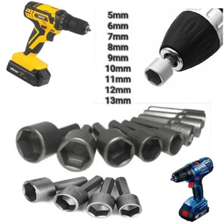 Kit de Jogo de Bits Soquete Canhão para Parafusadeira 5 A 13mm em Oferta na Shopee