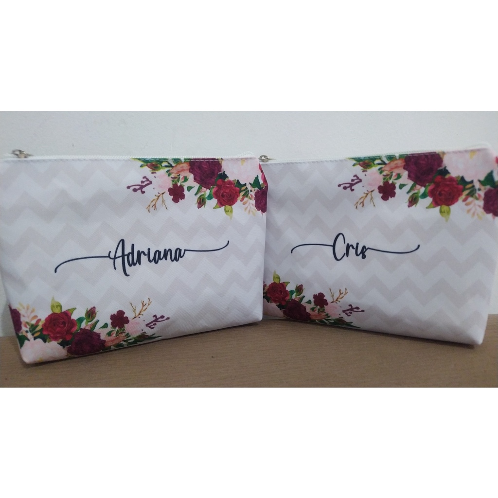 12 Necessaire Personalizada Lembrancinhas Bolsinha em Oferta na Shopee