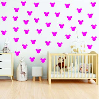 40 Adesivos Vinílico Decoração De Parede Minnie Disney 5,5cm em Oferta na Shopee