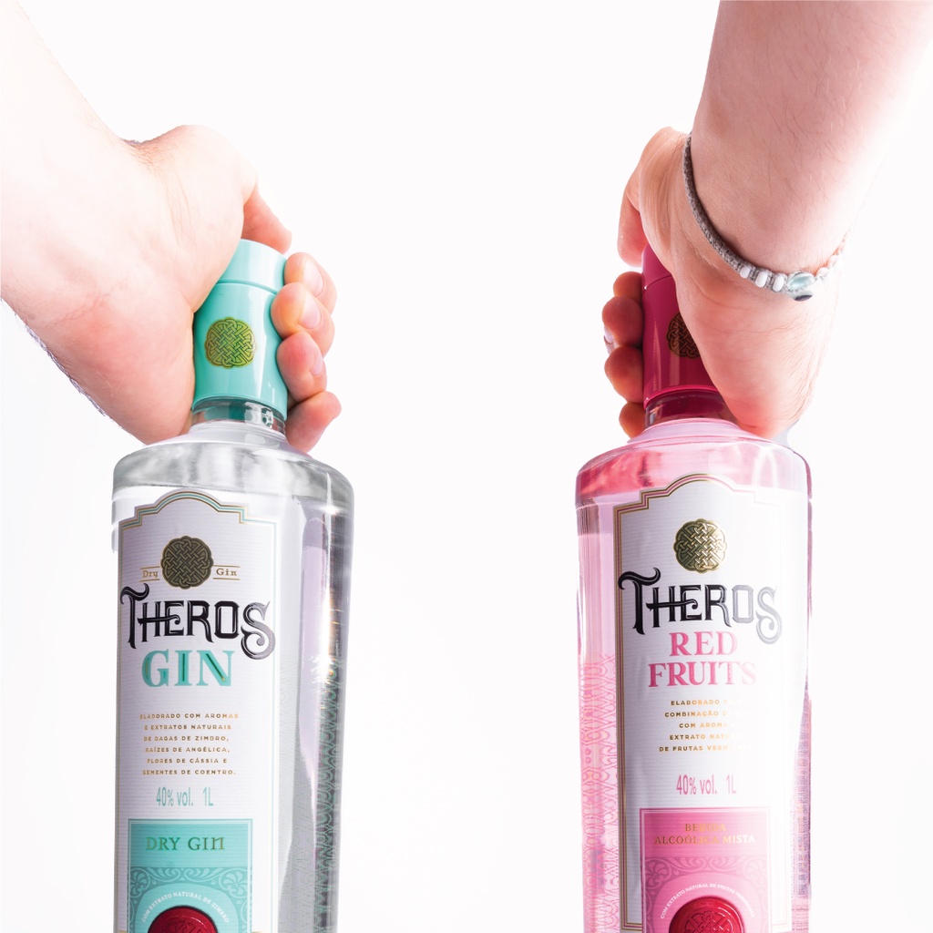 Kit 1 Gin Theros + 1 Gin Red Fruit 1L Shopee Brasil