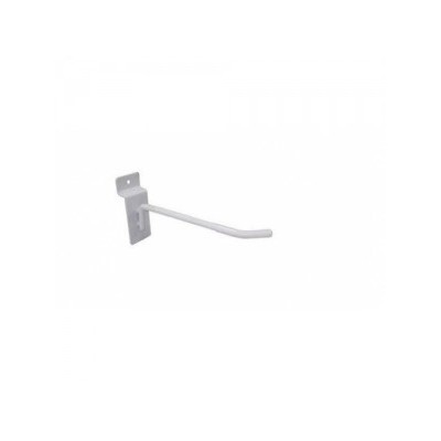 Gancho Painel Canaletado 15cm Com 20 Unidades Branco