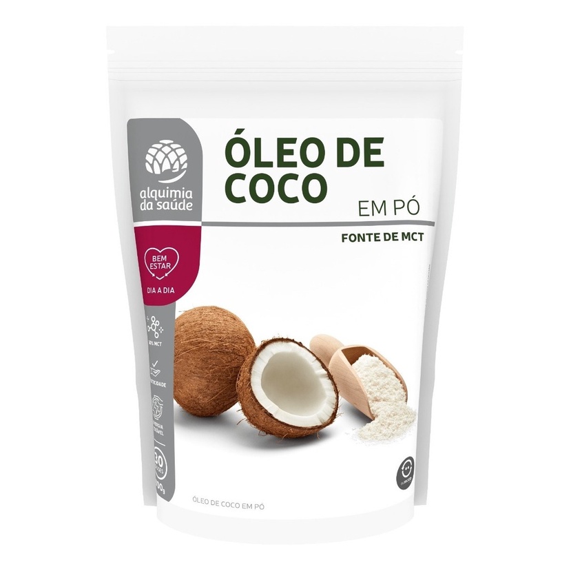 Oleo De Coco Em Po Fonte De Mct Alquimia Da Saude 250g
