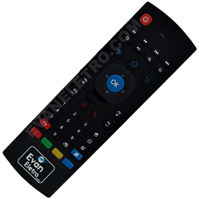 Controle Remoto Para Receptor Btv 9 / B9 (Funciona Tudo) | Shopee Brasil