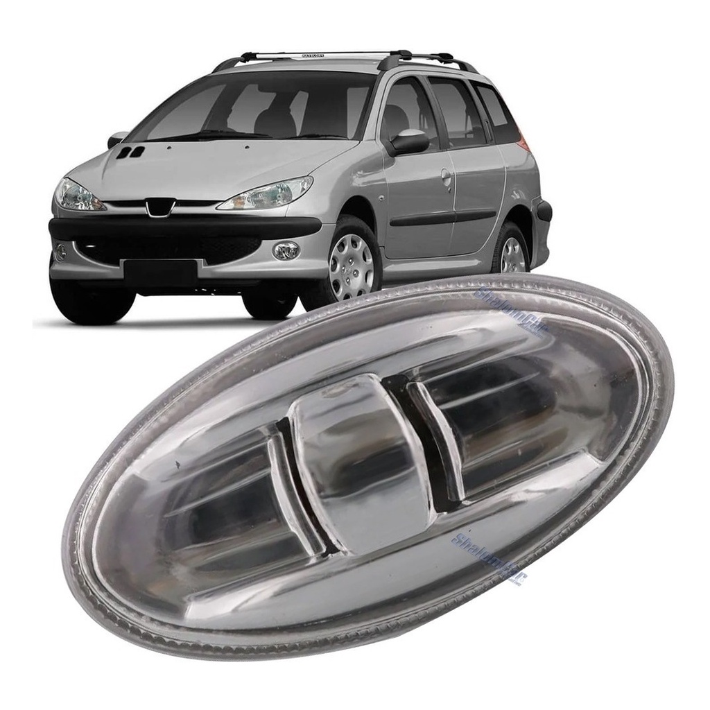 LANTERNA PISCA PARALAMA LATERAL PEUGEOT 206 207 307 2001 A 2014 CITROEN C3 2001 A 2012