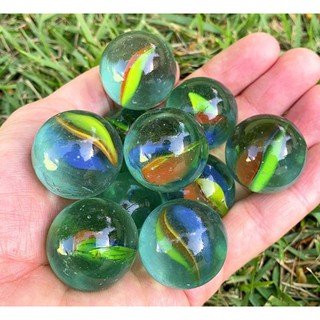 Kit 20 Bolões Bolinhas De Gude Esfera De Vidro Importada 25mm