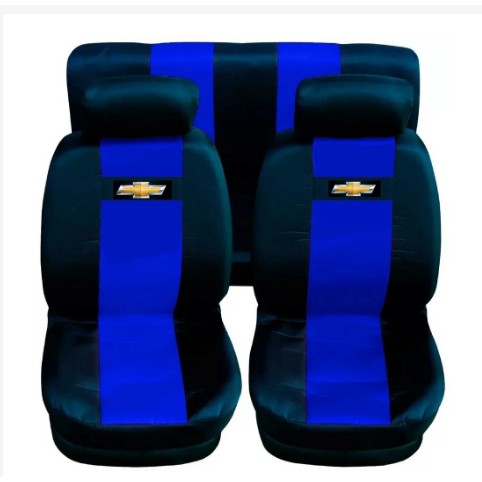 Capa De Banco Automotivo Para Carros Chevrolet Corsa Celta Prisma Onix Agile Tecido - Cores Vermelha,Verde,Azul,Preta,Cinza,Rosa