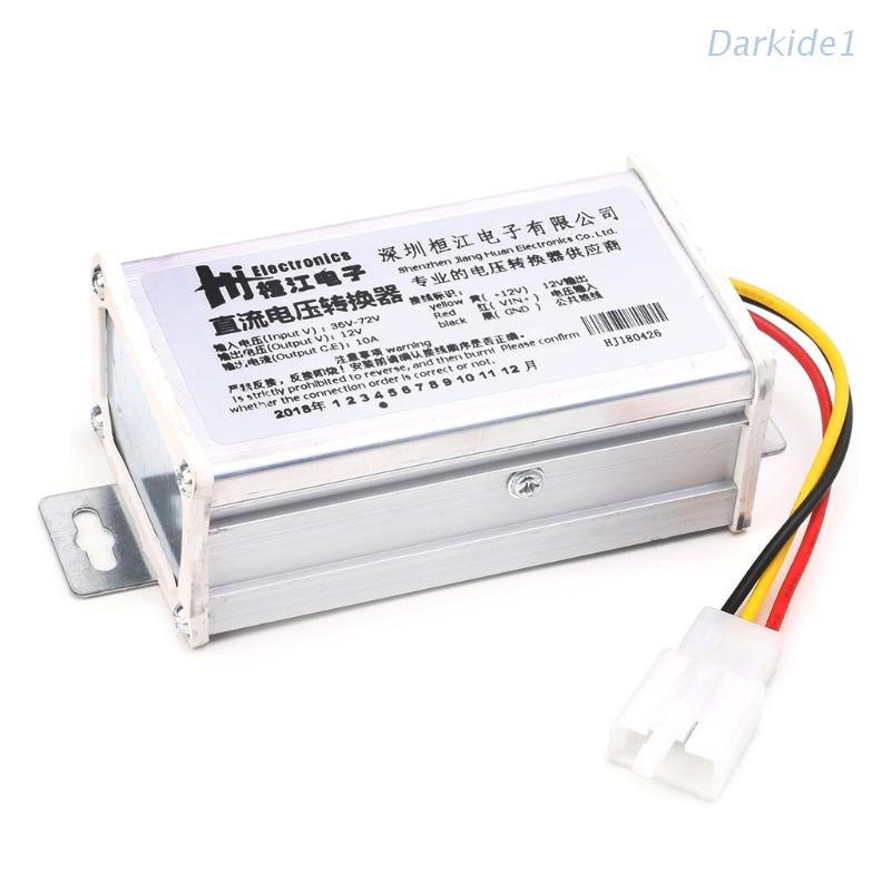 Adaptador/Transformador Elétrico 36V 48V 72V Para 12V 10A 120W E-bike