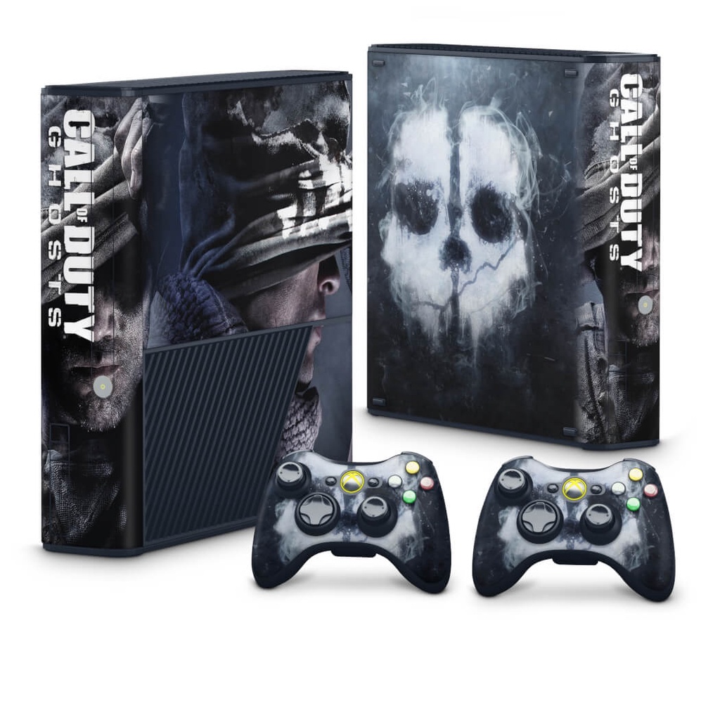 Skin Adesivo Xbox 360 Super Slim - Call Of Duty Ghosts