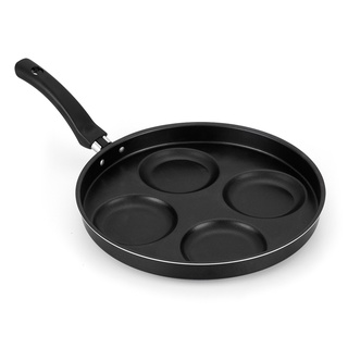 Frigideira 4 Ovos Hambúrguer Multiuso Gourmet Antiaderente Alumínio Nacional