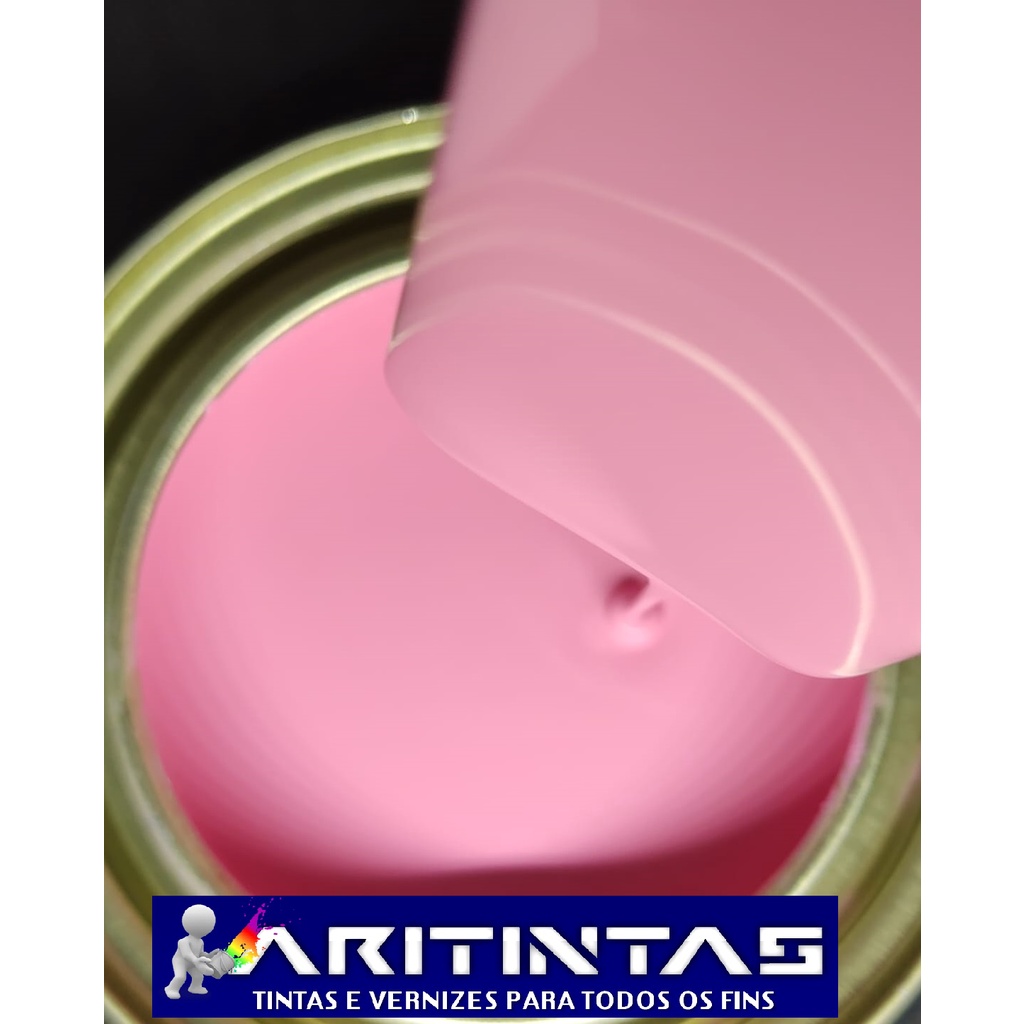 Tinta Automotiva Alto Brilho Cor Rosa Chiclete para pintura em Mdf ...