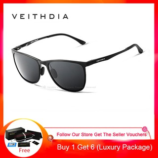 VEITHDIA Óculos De Sol Masculinos Polarizados Eyewear 6623