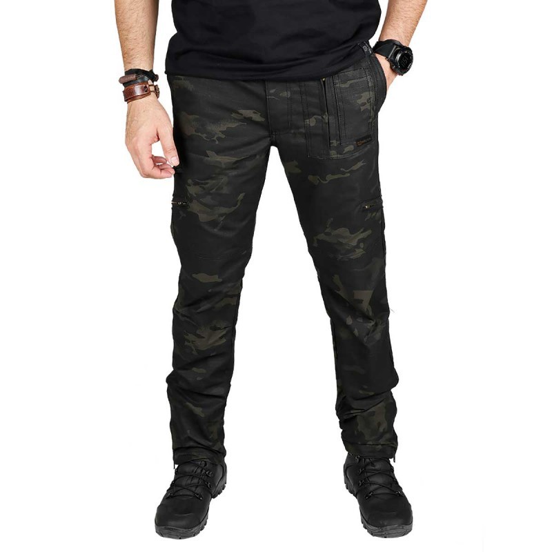 Calça Masculina Tática Multiforce Bélica - Multicam Black