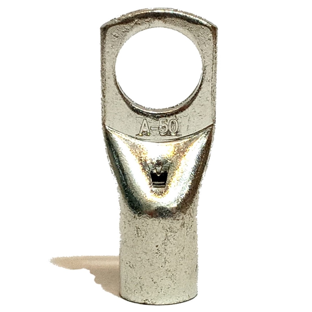 Ponteira Compressão 50mm² M10 Terminal Tubular - Unidade