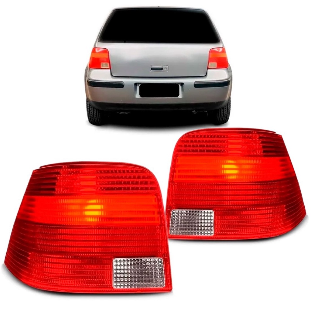 Par Lanterna Traseira Golf 1998 1999 2001 2002 2003 2004 2005 2006 Tricolor em Oferta na Shopee