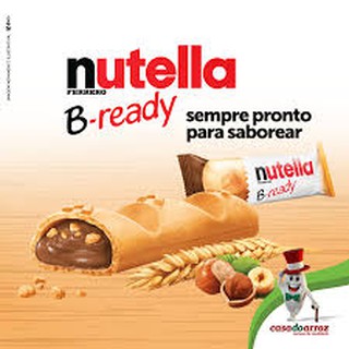 Biscoito Wafer Nutella B-ready Ferrero Creme De Chocolate 22g | Shopee ...