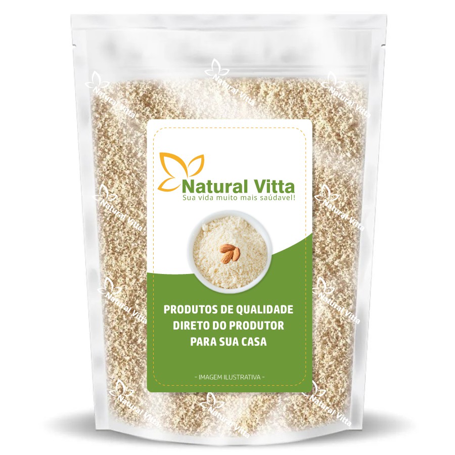 Farinha De Amêndoa 100% Pura Promoção - 500g