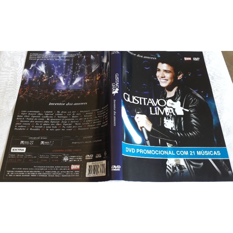 Apenas Capa DVD Gustavo Lima Inventor dos Amores