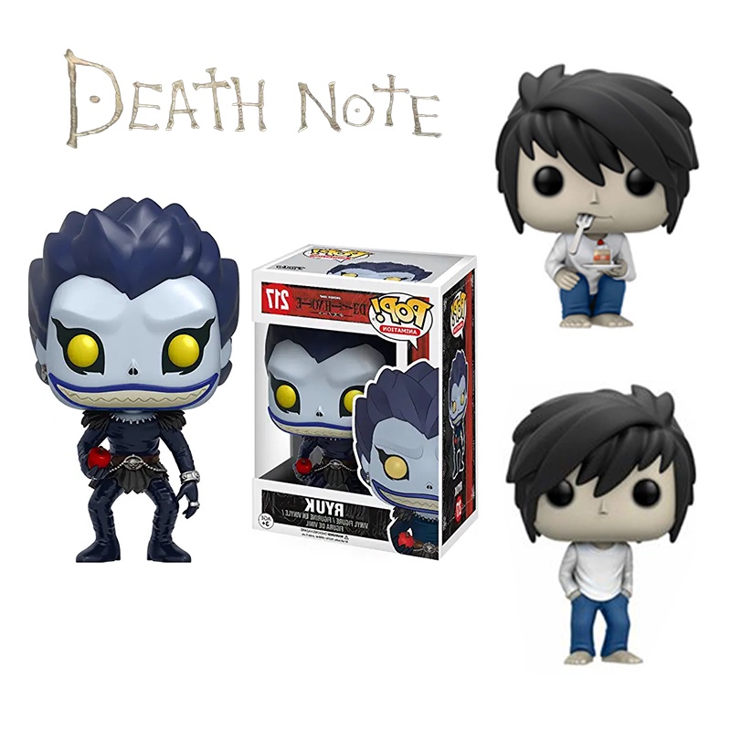 Funko POP Anime Death Note Ryuk & L 10cm Action Figure Toys Model ...