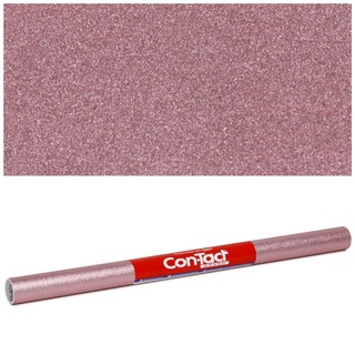 Papel Adesivo Contact Glitter Rosa Rosé Gold 45cm x 2m