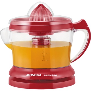 Espremedor Mondial 1,25L com Dupla Rotação e Acionamento Automático Premium E-23 Vermelho 127V