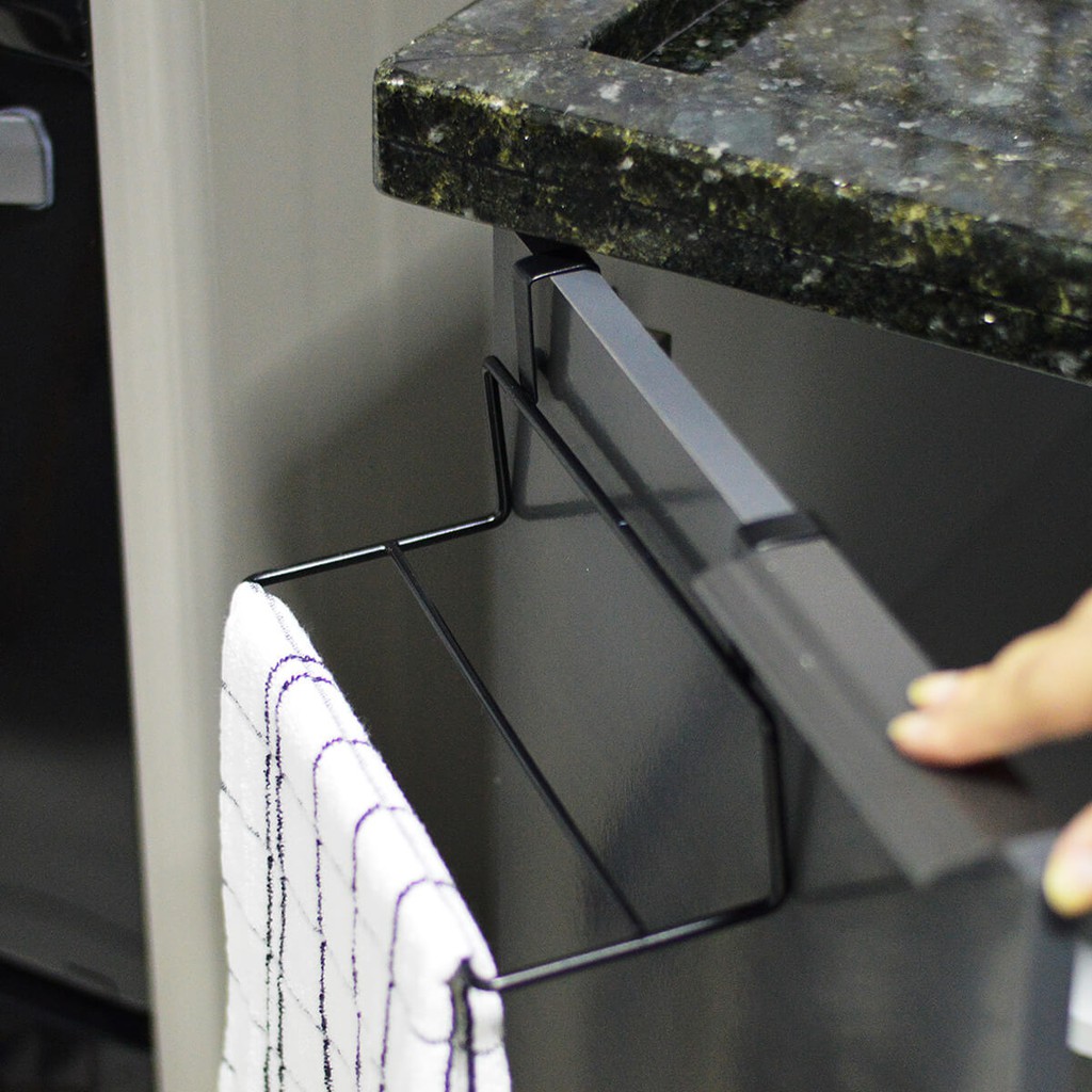 Suporte de Pano de Prato e Toalha para Gaveta e Porta Duplo em Oferta na Shopee