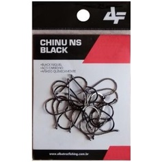 Anzol ALBATROZ Chinu NS cor Black com fisga SERVE PRA FAZER CHUVEIRINHO - cartelas com diversas medidas em Oferta na Shopee