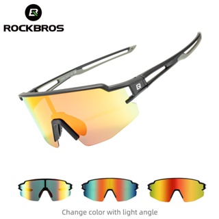 ROCKBROS Glasses Cycling Sport Polarized for Men Women Lightweight UV400 Running Fishing Photochromic Outdoor Sunglasses Goggles em Oferta na Shopee