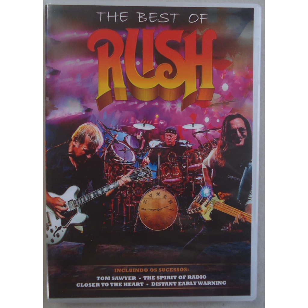 Dvd The Best Of Rush, Tom Sawyer, Original Seminovo