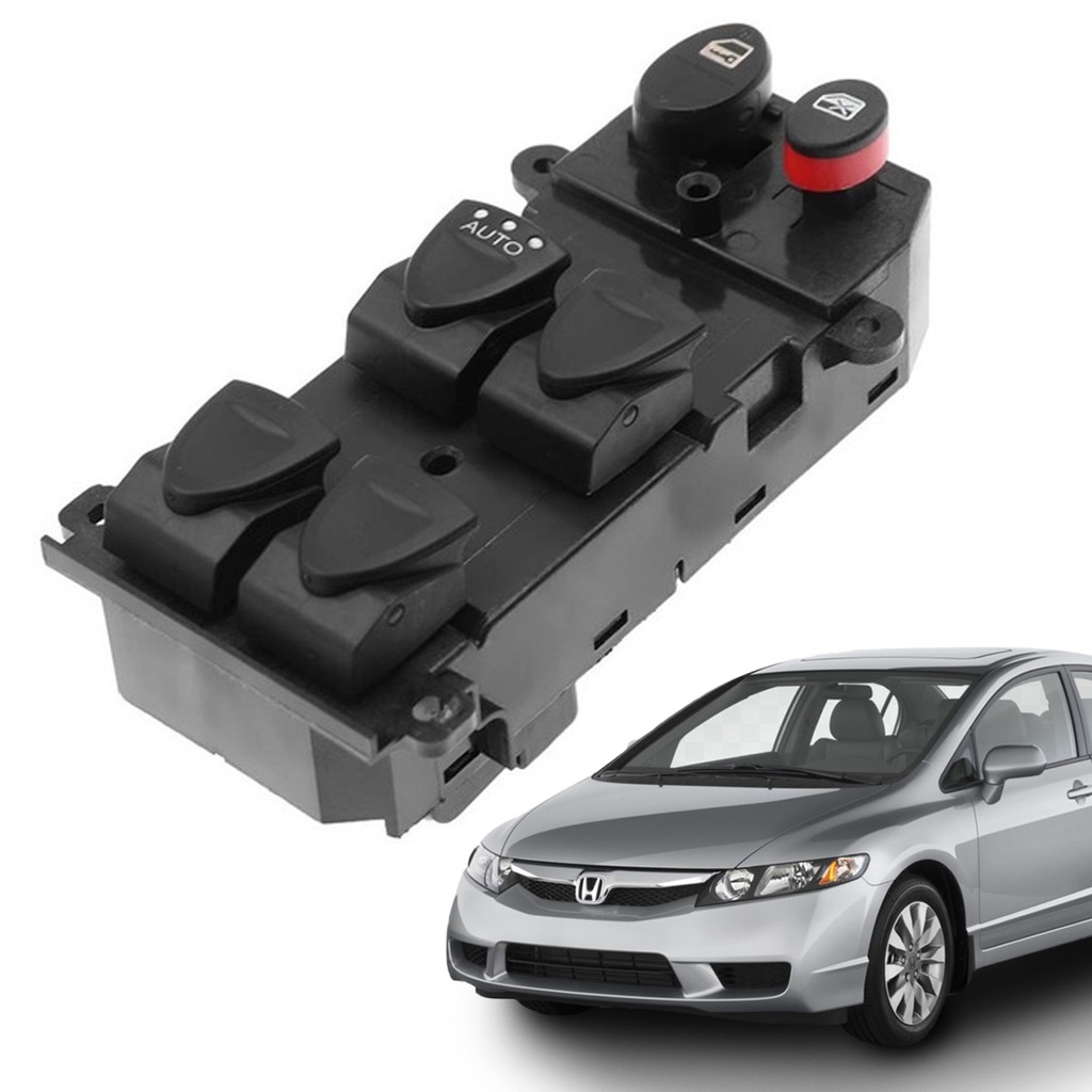 Botão Interruptor Vidro Elétrico Quadruplo New Civic 2007 A 2012 em Oferta na Shopee