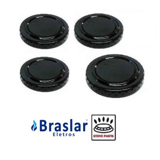 Kit Espalhador Tampa Fogão Atlas / Braslar / New Up 4 bocas  -  3 pequenas e 1 grande em Oferta na Shopee