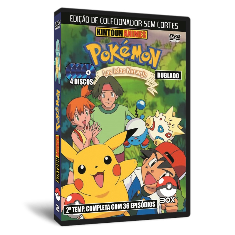 DVD Pokemon 2ª Temporada Completa e Dublada | Shopee Brasil