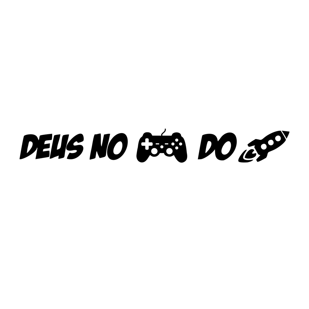 Adesivo Deus No Controle Do Foguete Decorativo Moto/Carro em Oferta na Shopee