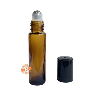 Frasco Roll-on Âmbar Vidro Grosso 10ml (10 Unidades)