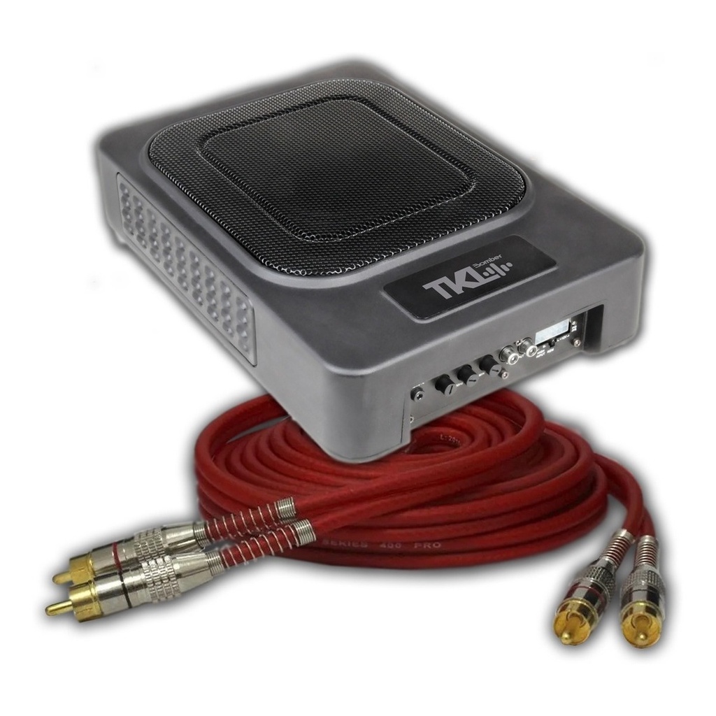 Caixa Amplificada Ativa Bomber TKL 9  250 Watts RMS + Cabo RCA 5 Metros Blindado Série 400