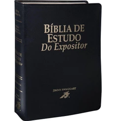 Bíblia de Estudo do Expositor | Nova Versão Textual Expositora | Letra Normal | Couro Bonded | Preta