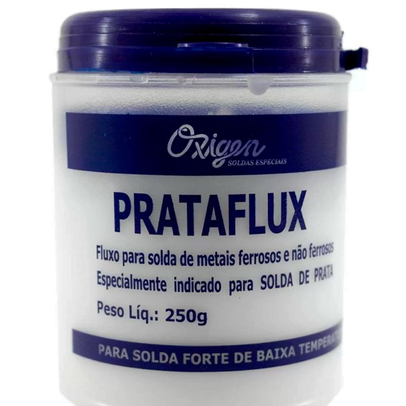 Fluxo Prata Para Solda Prataflux 250G PRATA250 OXIGEN - Home & Living