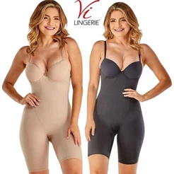 Body Com Macaquinho Perninha Modelador E Redutor Vi Lingerie