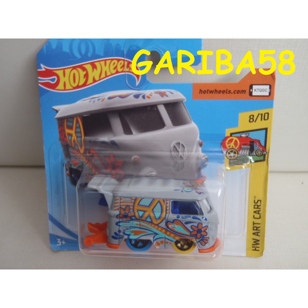 HOT WHEELS VOLKSWAGEN KOOL KOMBI 2018 ART CARS GARIBA58