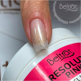 Gel Para Alongamento De Unhas Resolute Pink Beltrat 24g Shopee Brasil