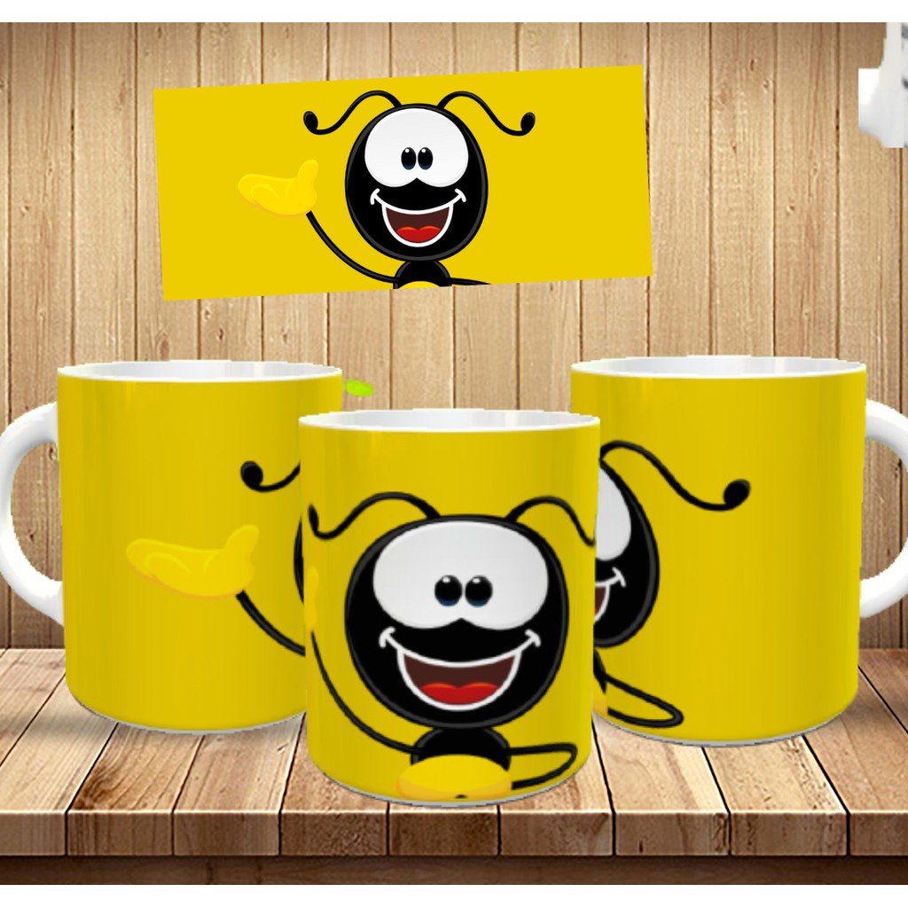 CANECA PERSONALIZADA PORCELANA SMILINGUIDO | Shopee Brasil