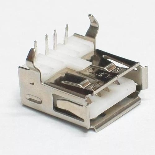 5 Peças - Conector Usb Tipo A 90 Graus Solda Placa Promoção