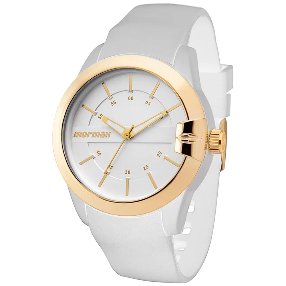 Relogio Mormaii Branco Feminino Maui Mopc21jag/8b em Oferta na Shopee