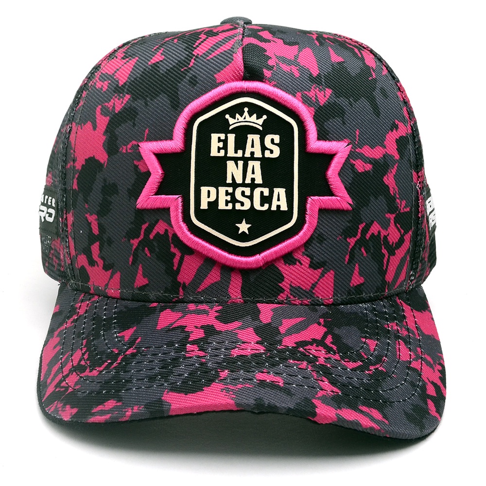 Boné Chapéu Feminino Aba Curva Bad Fish Esporte Elas na Pesca Bordado Peixe em Oferta na Shopee