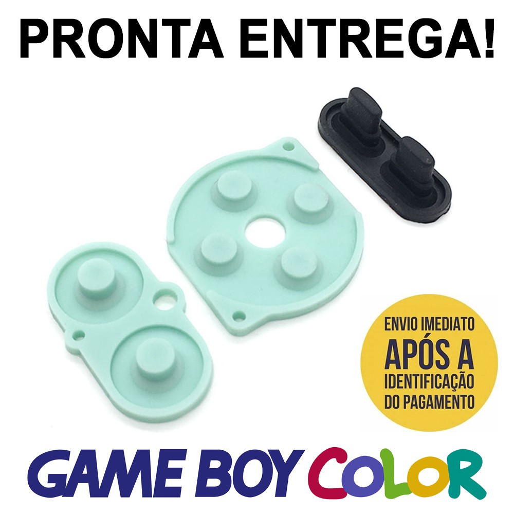 Kit Borrachas Condutivas Game Boy Color Gameboy Gbc Novas!