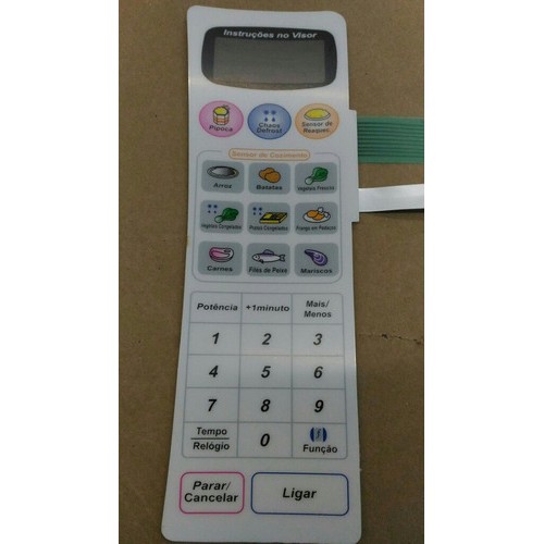Membrana Teclado  Forno Microondas Panasonic Nn7858 Bh
