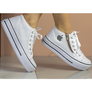 Tenis Feminino Plataforma Via Apple Varias Cores