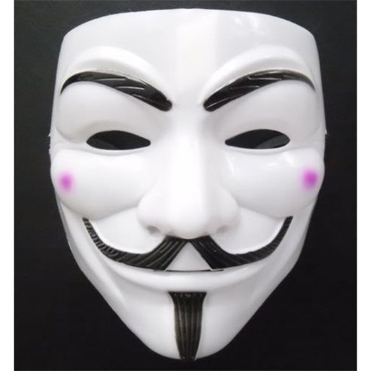 Máscara V De Vingança, Anonymous, Hacker Clássica, Dourada ou
