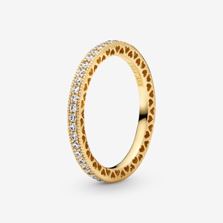 Anel De Prata 925 Brilhante / Corações / Ouro / Natal / Aniversário / Presente De Aniversário Para Meninas